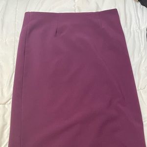 Knee length skirt